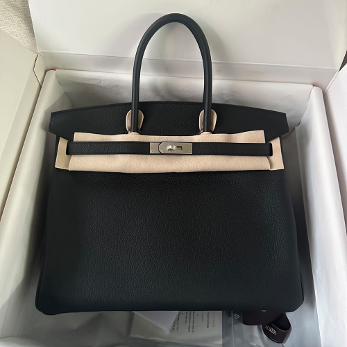 에르메스 버킨백 30 블랙 은장 토고가죽